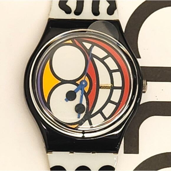 Swatch Accessories - Swatch watch ARNOULD FASHIONS GB186 1998 Standard Gents New Old stock